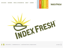 Tablet Screenshot of indexfresh.com